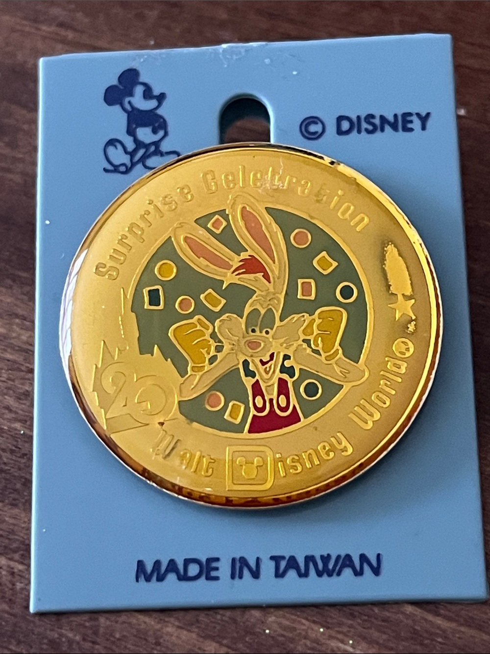 Disney 20th surprise celebration Walt Disney world  Roger Rabbit Enamel pin